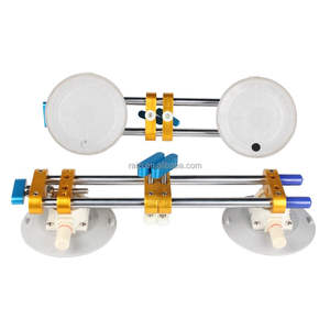 Raizi 2pc 6 pouces carreaux de verre granit marbre pierre ventouse couture <span class=keywords><strong>outil</strong></span> de réglage avec caoutchouc blanc - Product Image 1