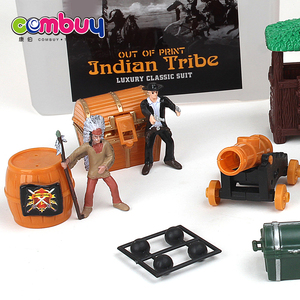 Serie <span class=keywords><strong>di</strong></span> Cowboy indiani gioco finto pirata Set Mini figure giocattolo - Product Image 5