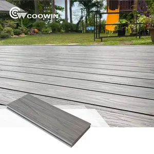 Dock space gray co-extrusion ipe decking wooden deck wpc co-extrusion decking