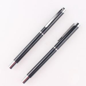 Best Selling Luxury Wholesale Slim Metal Gel <b>Pen</b> With Custom Logo Parker Black Ink Fillable <b>Refill</b> Printing - Product Image 2