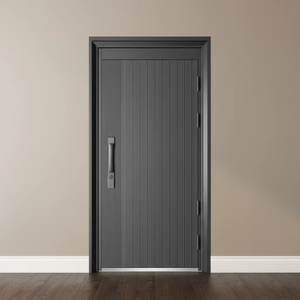 <span class=keywords><strong>Porte</strong></span> de Sécurité Moderne en <span class=keywords><strong>Acier</strong></span>, Manuelle, Ignifugée 45 Min, Entrée Simple, <span class=keywords><strong>Cadre</strong></span> Extérieur, Conception Antivol pour Façade d'Appartement/Maison - Product Image 2