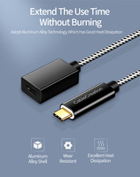 CableCreation Superschnelles Gen2 10Gbps USB 3.1 Typ C Stecker auf C Buchse Geflochtenes Abgeschirmtes Verlängerungskabel auf Lager