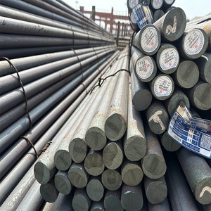 Barres d'acier rondes laminées à chaud conformes aux normes, plusieurs tailles disponibles, billettes solides pour la fabrication métallique générale - Product Image 1