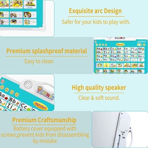 สนุกก่อนวัยเรียนการศึกษาก่อนการศึกษาของเล่น<span class=keywords><strong>2</strong></span> In 1เด็กโต้ตอบอินโดนีเซียและภาษาอังกฤษการเรียนรู้โปสเตอร์ที่มีกระดานวาดภาพ - Product Image 4