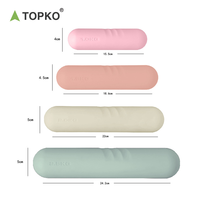 TOPKO Nouvel ensemble d'haltères en silicone coloré Équipement d'entraînement doux au toucher, sans odeur et adapté aux débutants