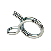 Collier de serrage à ressort en fil d'acier inoxydable doublement zingué personnalisé Caiyin