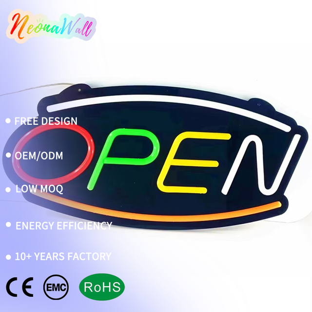 Neonawall Hot Sale Blackboard Acrylic LED Neon Sign Custom Business Logo for Shop Cafe Bar Store Commercial Decor Bulk Wholesale
