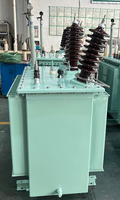 Transformateur immergé dans l'huile de moyenne haute tension personnalisé S11 transformateur de puissance en cuivre triphasé 110V entrée 10KV 110V/380V