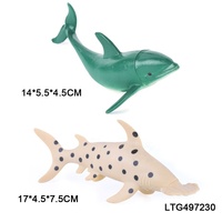 Hot Sale solide Vinyl PVC Kunststoff Meer Meeres lebewesen Tier 3D Figur Modell PVC Walhai Spielzeug