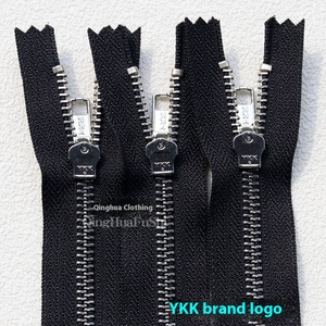 Pour YKK No.5 blanc laiton métal fermé queue fermeture éclair pour vêtements sacs chaussures bottes autres accessoires - Product Image 5