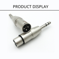 SINUSLIV 1/4 "Audio Plug 6.35mm Stereo \ Mono Plug TRS TS untuk XLR Male Female Adaptor untuk tahap mikrofon kabel nikel kontak XLR