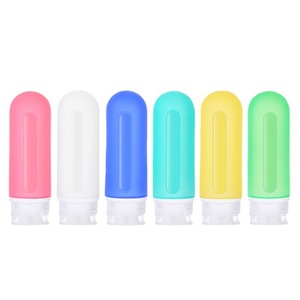 Silicone Travel Bottles 89ml Refillable For Cosmetics <b>Shampoo</b> Body Wash <b>Moisturizer</b> Portable Set - Product Image 5
