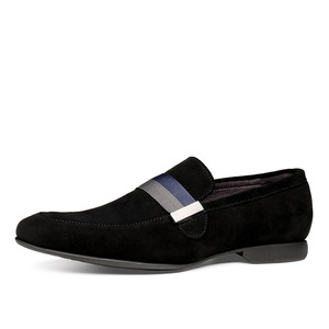 Chaussures en cuir respirantes et élégantes pour hommes, chaussures plates décontractées et habillées pour affaires, chaussures d'extérieur rehaussantes grandes tailles pour hommes - Product Image 6