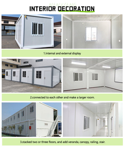 Có thể tháo rời container nhà prefab <span class=keywords><strong>Modular</strong></span> Tiny nhà di động mini nhà văn phòng xây dựng 20ft thép hiện đại prefab nhà di động - Product Image 5