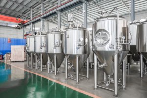 Nouvelle <span class=keywords><strong>machine</strong></span> de production de bière Kombucha TonSen 500L 1000L, cuve sous <span class=keywords><strong>pression</strong></span> contrôlée par PLC, pompe, microbrasserie haute productivité - Product Image 2