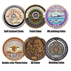 Fabricant de pièces de monnaie souvenir à <span class=keywords><strong>prix</strong></span> d'usine OEM 3D estampage des métaux émail dur bon marché personnalisé Marshals Challenge Coin - Product Image 2