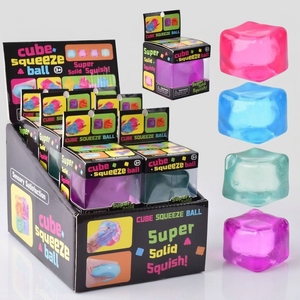 Nouveauté 2026 Tendance : Jouet sensoriel anti-stress <span class=keywords><strong>carré</strong></span> pour enfants, balle à presser apaisante, jouet souple anti-anxiété 5x5cm en forme de glaçon - Product Image 3