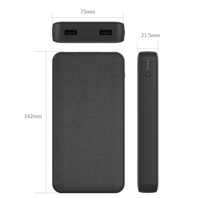 15000mAh Waterproof Portable Power Station 3.7V Mobile Battery Pack For Camping