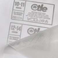 Plastisol DTF presse à chaud vêtement personnalisé vêtements transferts conceptions réfléchissantes étiquettes d'entretien des vêtements en gros pour t-shirts