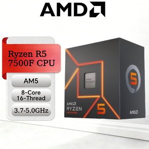 NUEVO Procesador para PC de Escritorio <span class=keywords><strong>5</strong></span> 7500F, Alto Rendimiento para Juegos, 6 Núcleos, 12 Subprocesos, Tecnología de 5nm, TDP 65W, 3.7GHz, AM5 - Product Image 1