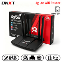 Routeur Wifi 4G LTE DNXT, LTE Cat4, Wifi 6 2,4 GHz, 300 Mbps, Type-C, routeur Wifi 4G, WAN/LAN, Nano SIM, modem Wifi 4G LTE, utilisation domestique