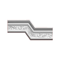 Moulures en mousse pour corniches, moulures de plafond suspendu pour la conception de maisons, moulures d'angle sculptées en PU