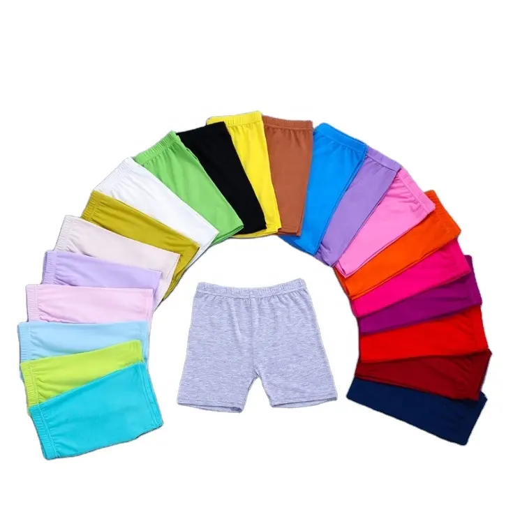 new arrival custom 100% cotton baby shorts unisex colorful boy girl safety pants
