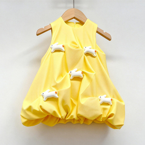 Vestito Estivo per Bambine - Stile Normcore/Minimalista, Mini Abito Lungo alla Moda ODM - Product Image 4