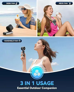 Portable Handheld <b>Fan</b> High Speed 1200mah Battery Rechargeable <b>Mini</b> Personal <b>Hand</b> <b>Held</b> for Travel Beach Vacation N67 This - Product Image 6