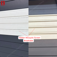 Porte à enroulement en aluminium de luxe sur mesure Bolang, haute étanchéité, coupe-vent, isolée thermiquement, connectée Wi-Fi, contrôle par application, pour villa