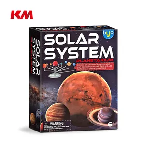 DIY Stem Toys Erstaunliches Solar Science System Kunst handwerk Kit Planetarium Astronomie Planet Modell Verschiedene Arten von Lernspiel zeug