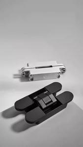 Серебряный Невидимый дверной шарнир автоматический отскок буфера трехмерный Крест петли - Product Image 6