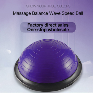Ballon d'exercice sportif en gros pour yoga, 46 cm, léger, demi-ballon d'équilibre pour femme - Product Image 4