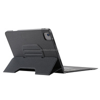 Étui Clavier Portable Mini Sans Fil BT pour iPad Pro/Air 11 et 10,9 Pouces en Cuir PU + ABS – Protection et Confort Optimaux