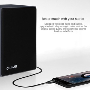 Aux Kablosu <span class=keywords><strong>3.5</strong></span> <span class=keywords><strong>mm</strong></span> Jak Kablosu 90 Derece Açılı Aux Kablosu, Araç Ses Sistemi, TV, Soundbar, Hoparlör için - Product Image 4