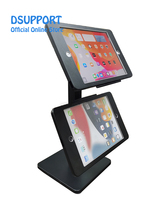 Support de sécurité double pour tablette Kiosque POS Support d'affichage Verrouillage Support métallique pour Samsung pour Galaxy Tab 11/10.9/8.7/10.5 Inch