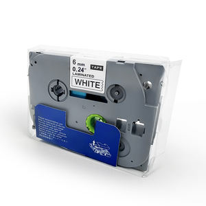 Ruban adhésif fort de Cassette d'étiquette de 6mm pour le ruban d'étiquettes de <span class=keywords><strong>TZe</strong></span>-111 d'imprimante de Brother <span class=keywords><strong>TZe</strong></span>-211 le <span class=keywords><strong>TZe</strong></span>-315 TZ611 - Product Image 1