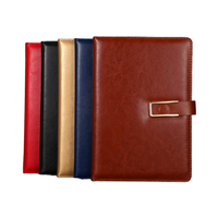 Bloc-notes A5 personnalisé avec couverture en papier cousue, 100 feuilles à points, boucle pour stylo et gravure de logo personnalisée