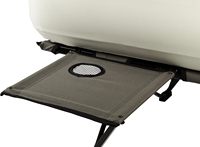 Lit d'appoint gonflable Queen-Size combiné, matelas gonflable pliable, cadre en acier allié, table latérale, pompe à batterie incluse, idéal pour le camping en plein air