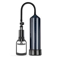 Pompe à vide manuelle pour pénis 9" x 2.25" pour la santé masculine, cylindre PS+ABS avec échelle, noir, pour l'agrandissement du pénis