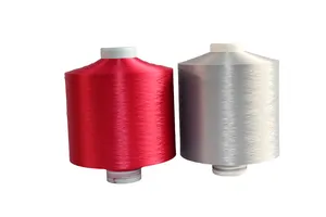 Hoge Kwaliteit 200D/96F Dope Geverfd Polyester Filament Garen Polyester Dty Garen