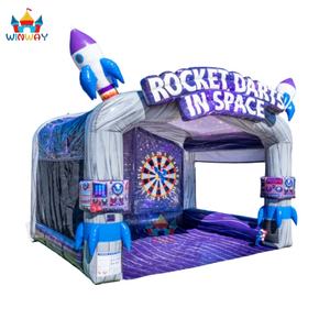 Nouveau jeu de lancer de haches cosmiques Carnival 2025, jeu de fléchettes spatiales à double voie, gonflable en PVC pour parc d'aventure intérieur - Product Image 3