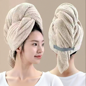 Champú absorbente grueso y gorro para el cabello seco para el comercio exterior, hotel, Hogar, baño, champú, venta al por mayor, toalla ampliada - Product Image 2