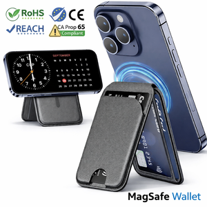 <span class=keywords><strong>Portafoglio</strong></span> Magnetico MagSafe in Pelle PU <span class=keywords><strong>con</strong></span> Supporto e <span class=keywords><strong>Porta</strong></span> Carte per iPhone, Design Sottile <span class=keywords><strong>con</strong></span> Forte Magnete, Logo Personalizzato OEM, Vendita all'Ingrosso - Product Image 1
