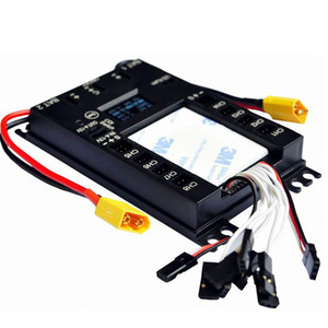 Rccskj 4106 <span class=keywords><strong>Mini</strong></span> Power <span class=keywords><strong>DP</strong></span> Pro <span class=keywords><strong>Mini</strong></span> Servo Placa de Sección 9 canales Caja de alimentación Construido 20A BEC y CDI Interruptor remoto para avión de gas - Product Image 3