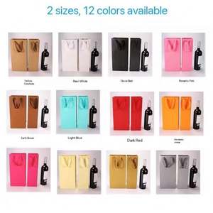 Bolsas de Papel Kraft Ecológicas de Lujo para Regalo, con Asa, para Botellas de Cerveza, Vino o Champaña - Product Image 4