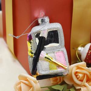 จี้แก้วตกแต่งต้นคริสต์มาสแบบกำหนดเอง พิมพ์ลาย UV สำหรับเครื่องสำอางและของใช้ประจำวัน สีสันปรับแต่งได้ - Product Image 5