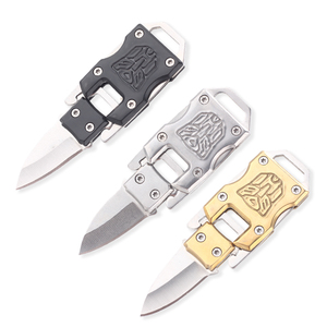 Đen bạc vàng dễ dàng mang theo dập nổi xử lý lưỡi nhỏ cắm trại ngoài trời Túi Giáng sinh kỳ nghỉ Nguồn cung cấp emhtiii dao - Product Image 1