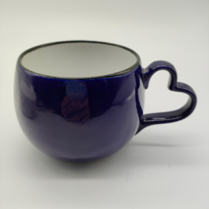 Tazas <span class=keywords><strong>de</strong></span> porcelana <span class=keywords><strong>con</strong></span> diseños, <span class=keywords><strong>Color</strong></span> sólido, púrpura, blanco, <span class=keywords><strong>Interior</strong></span>, cerámica mate <span class=keywords><strong>de</strong></span> 16 onzas - Product Image 6