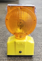 Feux de signalisation portables à LED ambre clignotants pour travaux routiers et sécurité des chantiers